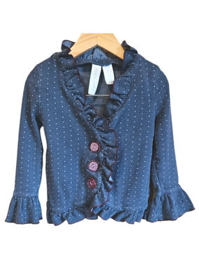 Matilda Jane Paint By Numbers Juliet Cartigan Blue Toddler Size 2T